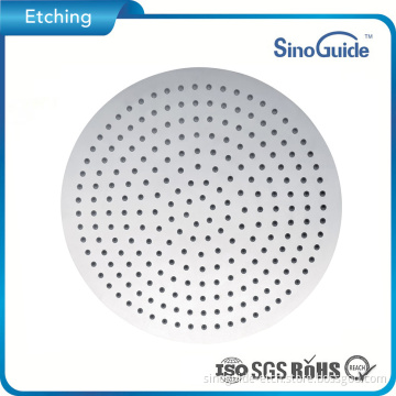 Accuracy to 0.02mm Photo Etching Services Shower Head Plate